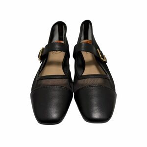Sam Edelman Solid Black Mesh Flats